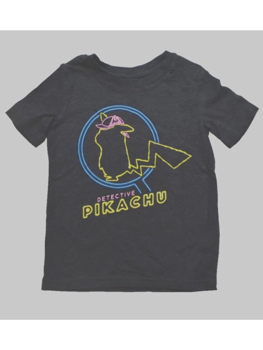 Jumping Beans Kids Pokemon Detective Pikachu Neon Sign Movie Shirt New Size 4